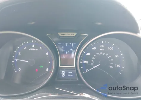 2013 Hyundai Veloster Turbo W/Black z USA, uszkodzony, nr VIN KMHTC6AE3DU178819